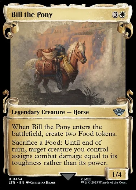 Bill the Pony, Magic card LTR 454 — The Lord of the Rings: Tales of Middle-earth set