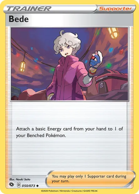 Bede, Pokémon card CPA 50 — Champion's Path set