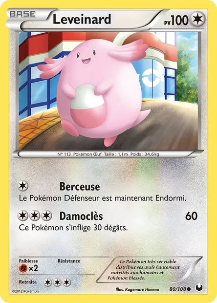 Leveinard, carte Pokémon DEX 80 — extension Explorateurs Obscurs