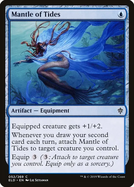 Mantle of Tides, Magic card ELD 52 — Throne of Eldraine set