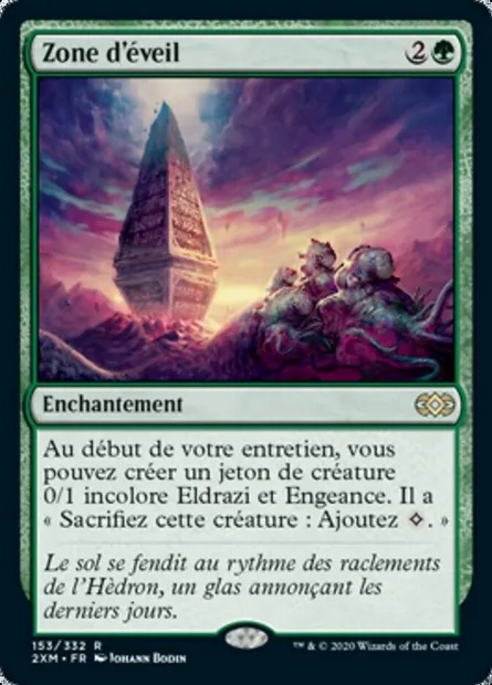 Zone d'éveil, carte Magic 2XM 153 — extension Double Masters