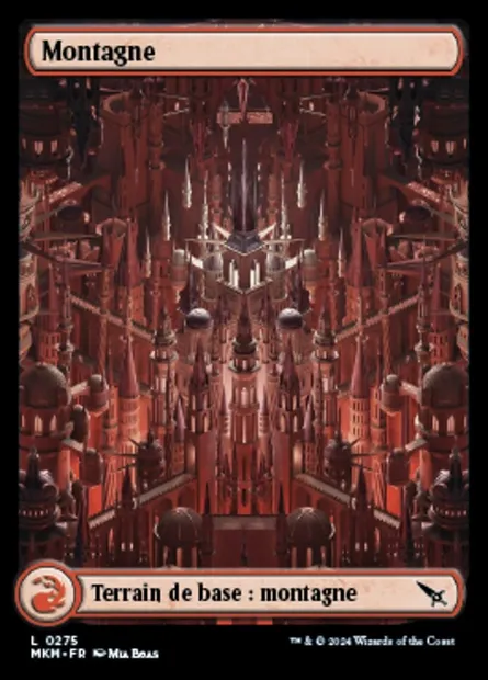 Montagne, carte Magic MKM 275 — extension Murders at Karlov Manor