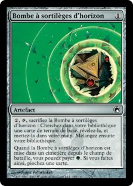 Bombe à sortilèges d'horizon, carte Magic SOM 165 — extension Cicatrices de Mirrodin