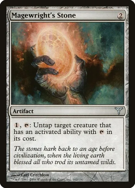 Magewright's Stone, Magic card DIS 162 — Dissension set
