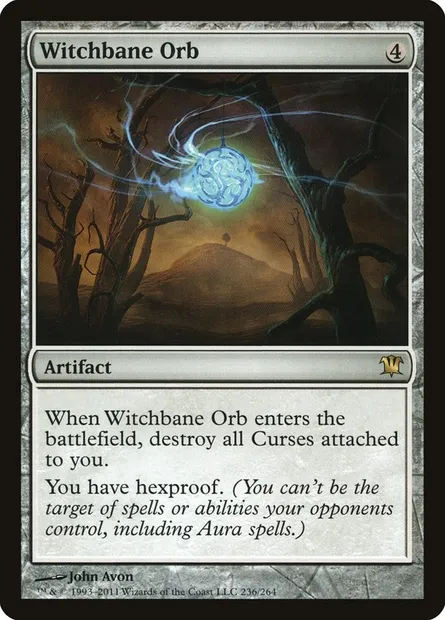 Witchbane Orb, Magic card ISD 236 — Innistrad set