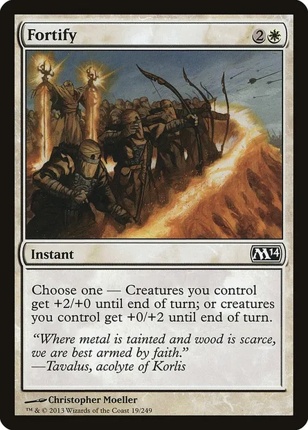 Fortify, Magic card M14 19 — Magic 2014 set
