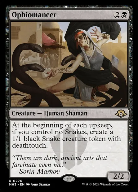 Ophiomancer, Magic card MH3 276 — Modern Horizons 3 set