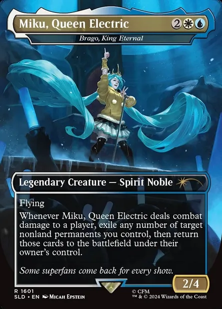 Brago, King Eternal, Magic card SLD 1601 — Secret Lair Drop set