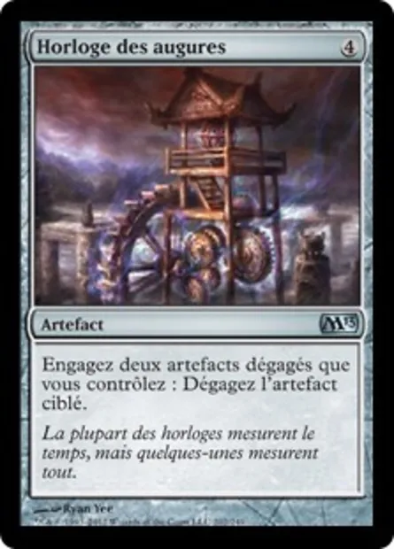 Horloge des augures, carte Magic M13 202 — extension Magic 2013