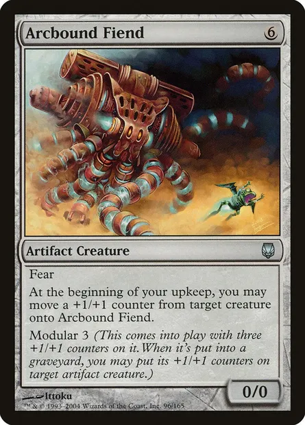Arcbound Fiend, Magic card DST 96 — Darksteel set