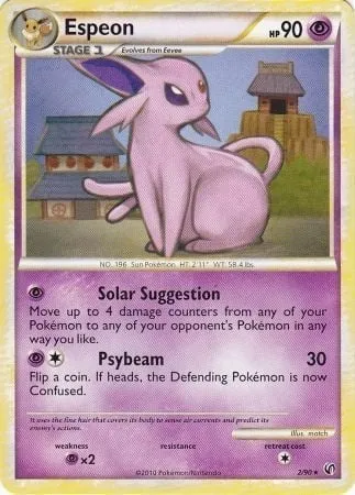 Mentali, carte Pokémon TDX 002-2 — extension Theme Deck & Blisters Exclusives