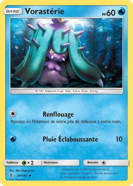 Vorastérie, carte Pokémon GRI 39 — extension Gardiens Ascendants