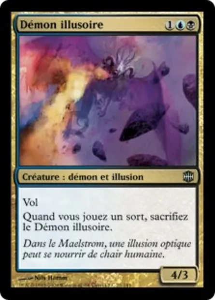 Démon illusoire, carte Magic ARB 21 — extension La Renaissance d'Alara