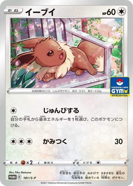 Évoli, carte Pokémon S-P 181 — extension S-P: Sword & Shield Promos