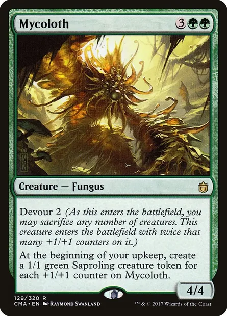 Mycoloth, carte Magic CMA 129 — extension Commander Anthology