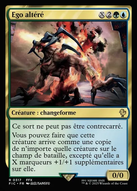Ego altéré, carte Magic FIC 317 — extension Final Fantasy Commander