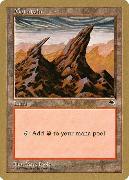Montagne, carte Magic WC99 kb344 — extension World Championship Decks 1999