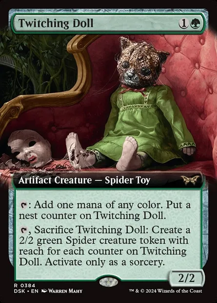 Twitching Doll, Magic card DSK 384 — Duskmourn: House of Horror set