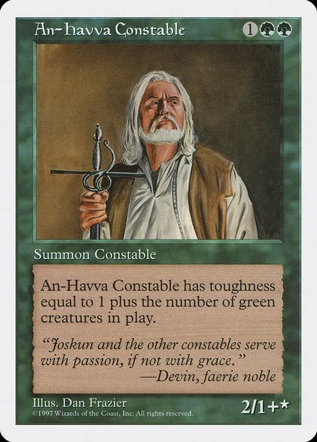 An-Havva Constable, Magic card 5ED 277 — Fifth Edition set