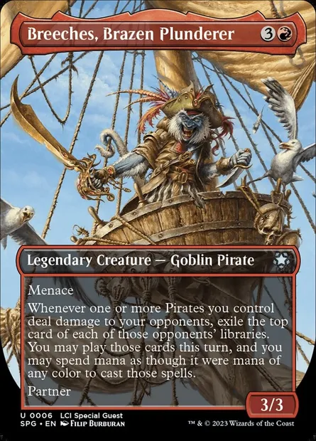 Breeches, Brazen Plunderer, Magic card SPG 6 — Special Guests set