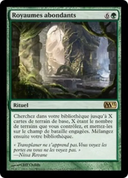 Royaumes abondants, carte Magic M13 162 — extension Magic 2013