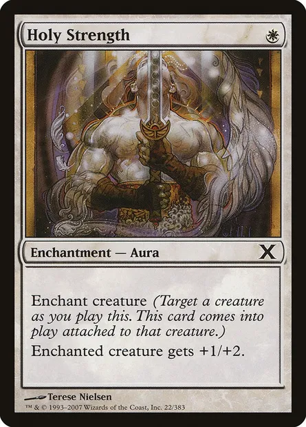 Holy Strength, Magic card 10E 22 — Tenth Edition set