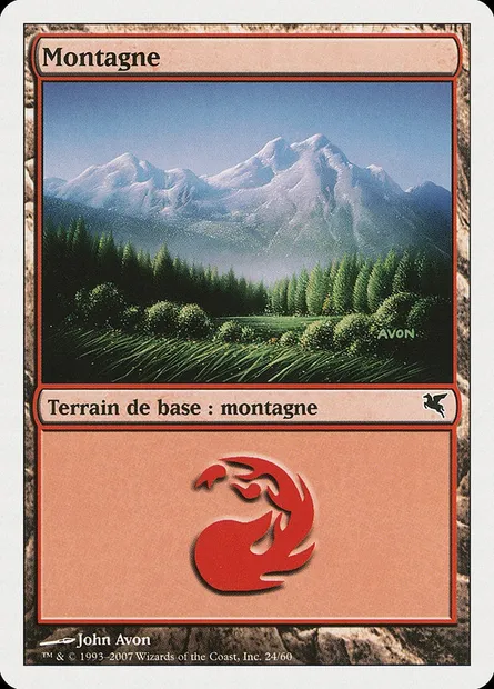 Mountain, Magic card PSAL C24 — Salvat 2005 set