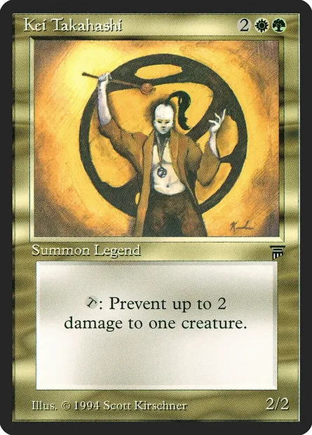 Kei Takahashi, Magic card LEG 238 — Legends set