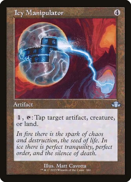 Icy Manipulator, Magic card DMR 380 — Dominaria Remastered set