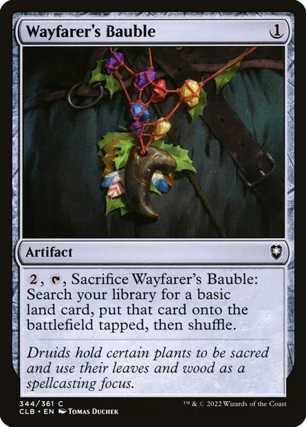 Wayfarer's Bauble, Magic card CLB 344 — Commander Legends: Battle for Baldur's Gate set