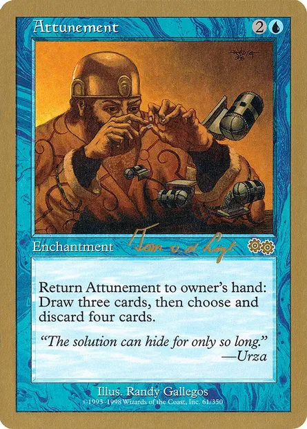 Attunement, Magic card WC00 tvdl61 — World Championship Decks 2000 set