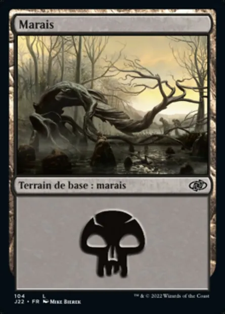 Marais, carte Magic J22 104 — extension Jumpstart 2022