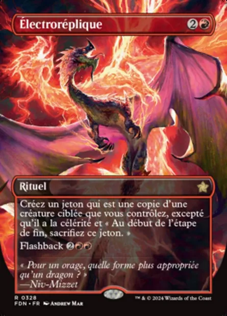 Électroréplique, carte Magic FDN 328 — extension Foundations