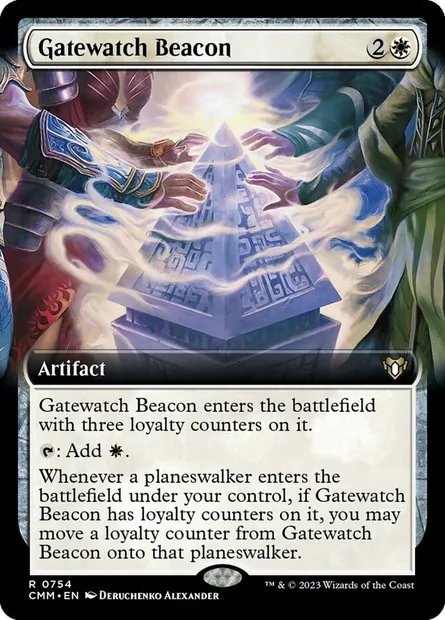 Gatewatch Beacon, Magic card CMM 754 — Commander Masters set
