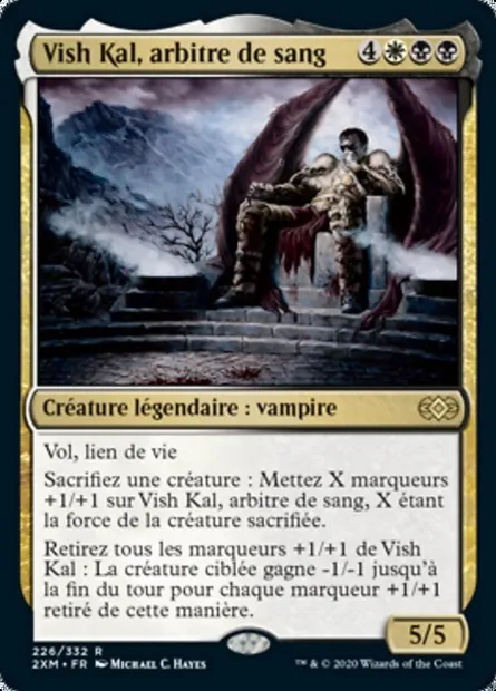 Vish Kal, arbitre de sang, carte Magic 2XM 226 — extension Double Masters