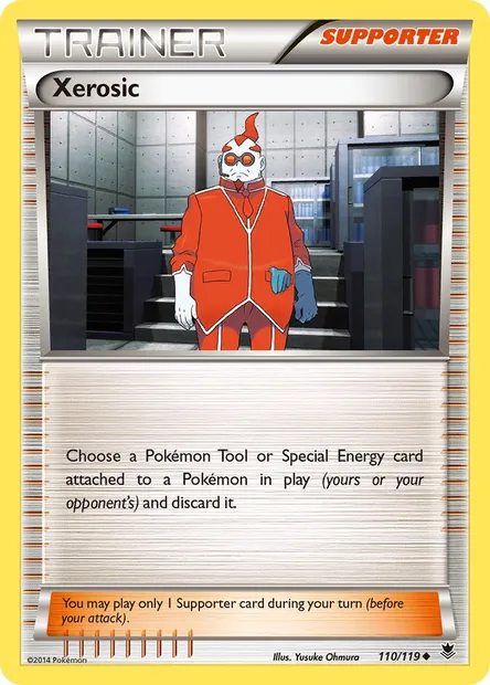 Xerosic, Pokémon card PHF 110 — Phantom Forces set