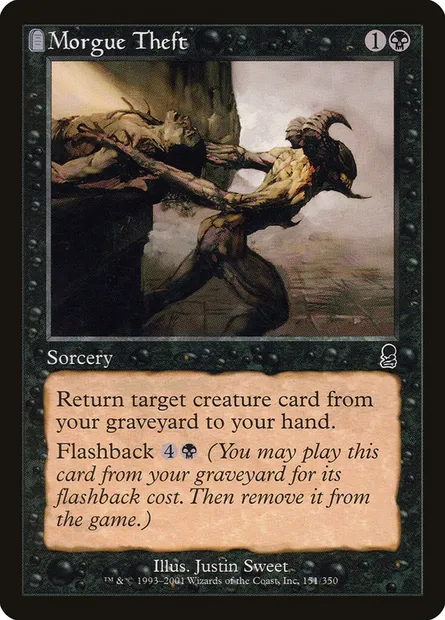 Morgue Theft, Magic card ODY 151 — Odyssey set