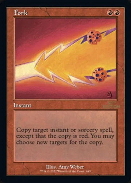 Fork, Magic card 30A 445 — 30th Anniversary Edition set