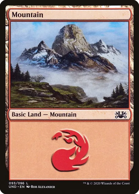 Mountain, Magic card UND 93 — Unsanctioned set