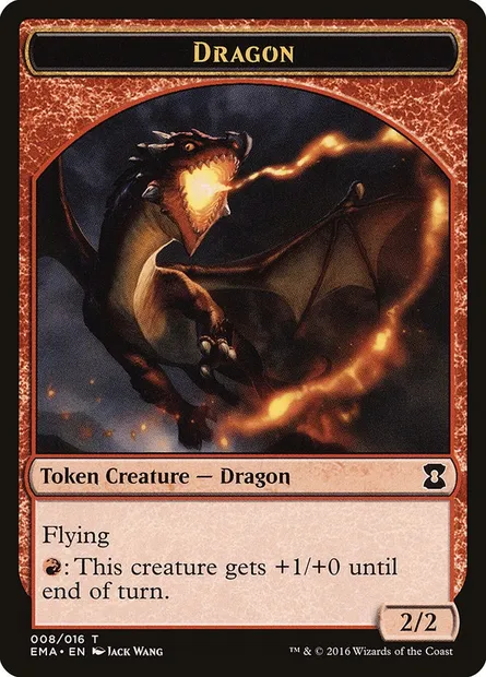 Dragon, Magic card TEMA 8 — Eternal Masters Tokens set