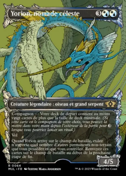 Yorion, nomade céleste, carte Magic MUL 64 — extension Multiverse Legends