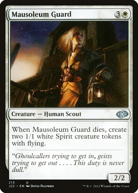 Mausoleum Guard, Magic card J22 213 — Jumpstart 2022 set