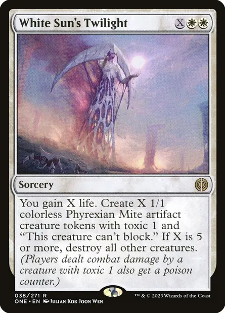 White Sun's Twilight, Magic card ONE 38 — Phyrexia: All Will Be One set