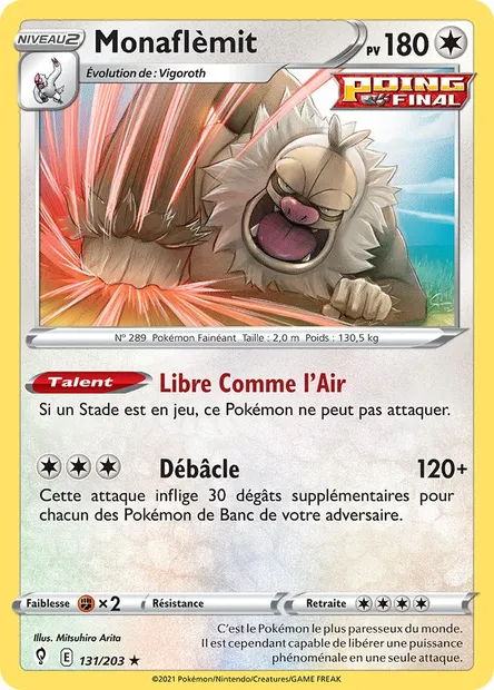 Monaflèmit, carte Pokémon EVS 131 — extension Évolution Céleste