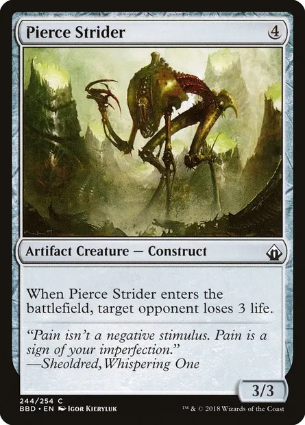 Pierce Strider, Magic card BBD 244 — Battlebond set
