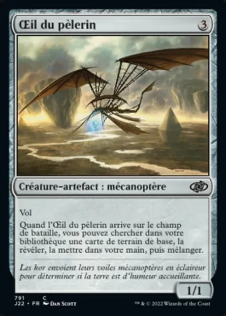 Œil du pèlerin, carte Magic J22 791 — extension Jumpstart 2022