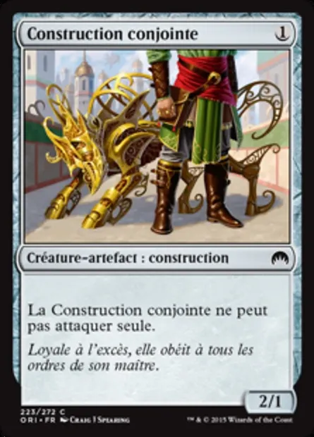 Construction conjointe, carte Magic ORI 223 — extension Magic Origines