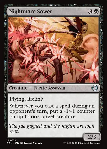 Nightmare Sower, Magic card ECL 114 — Lorwyn Eclipsed set