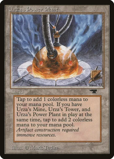 Centrale énergétique d'Urza, carte Magic ATQ 84a — extension Antiquities