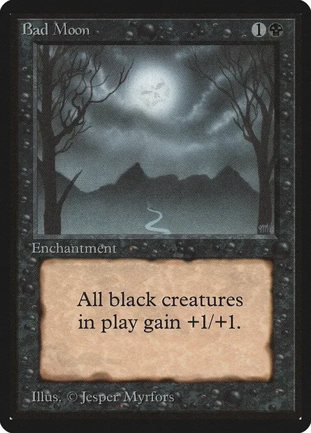 Lune blafarde, carte Magic LEB 94 — extension Limited Edition Beta